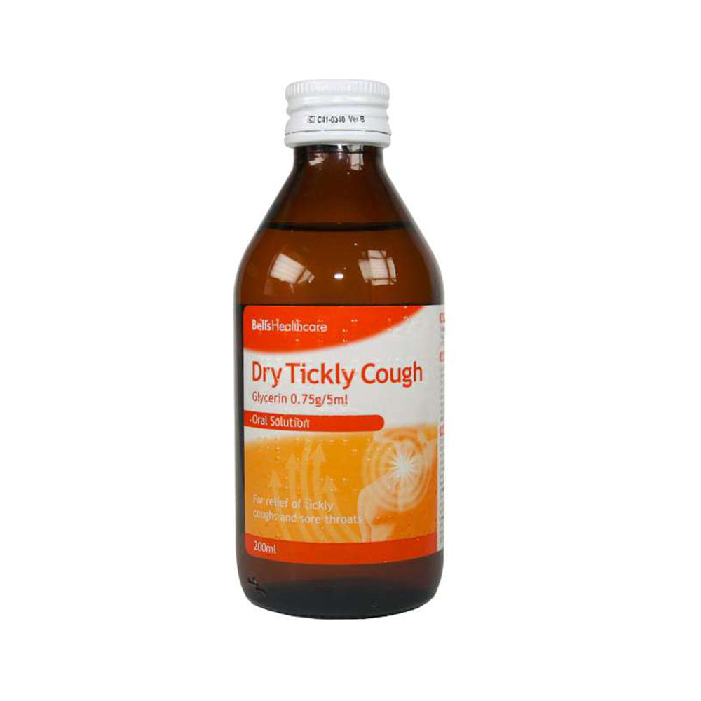 Bell's Dry Tickly Cough Glycerin 200ml Bell's Dry Tickly Cough Glycerin 200ml